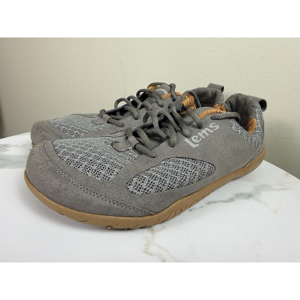 LEMS Primal 2 Shoes Women 10.5 Mens 9 Zero Drop Minimalist Barefoot Trail Gray